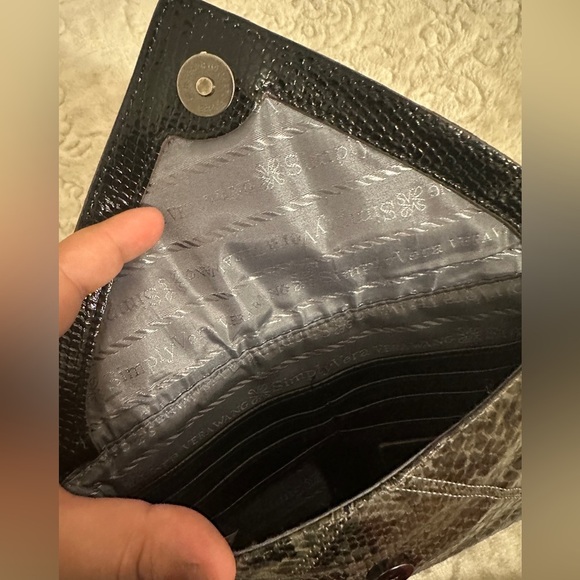 Vera Wang Python Embossed Clutch - Picture 5 of 6